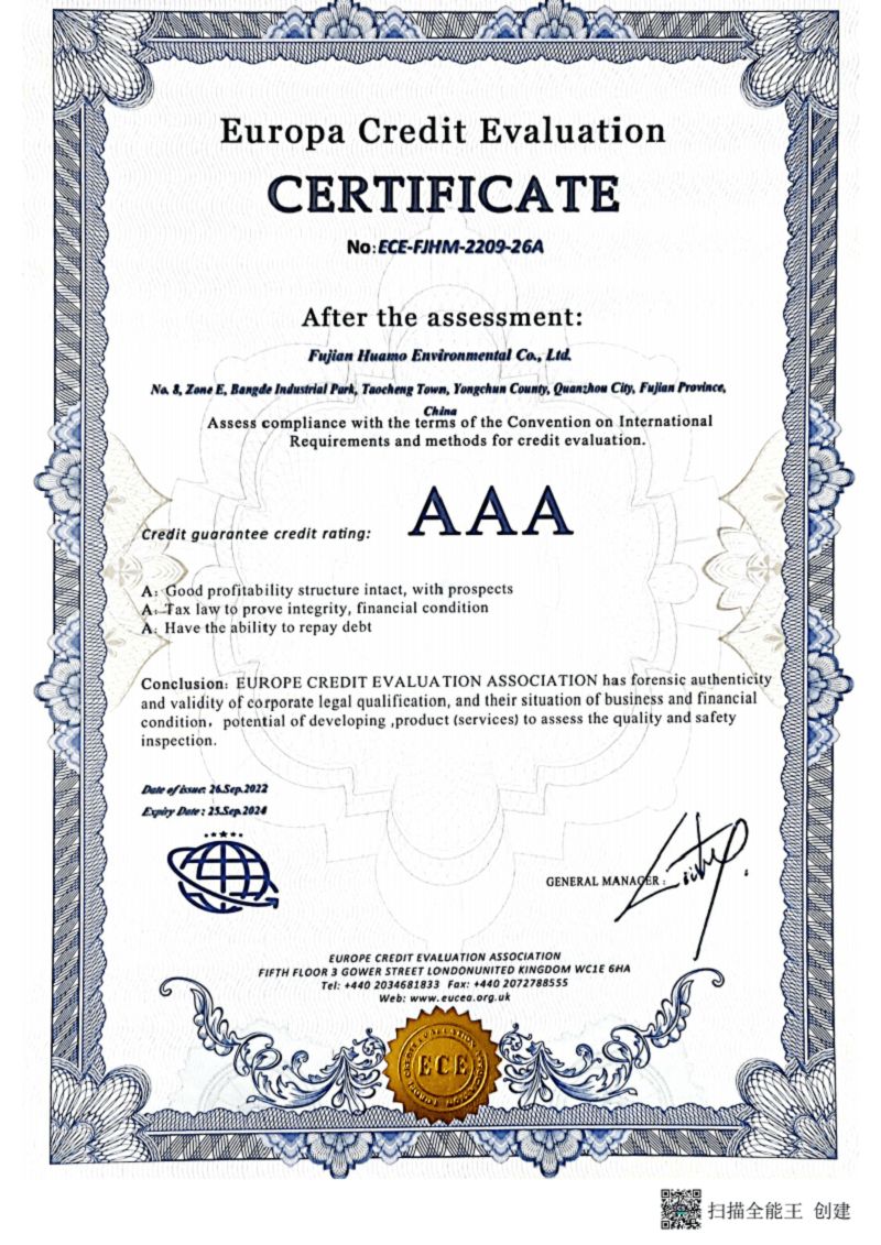 RO MEMBRANE Europa Credit Evaluation Certificate RO MEMBRANE Europa Credit Evaluation Certificate